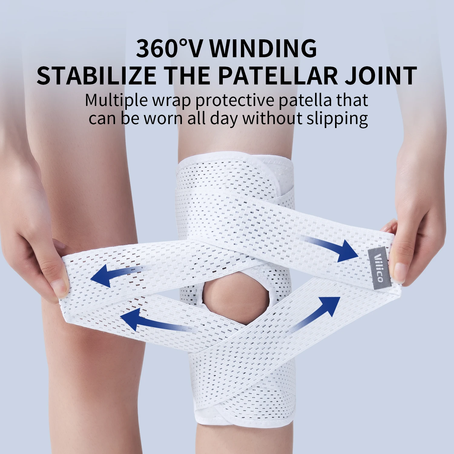 Knee Brace Badminton - Nakolanniki sportowe na zewnątrz, cienkie letnie