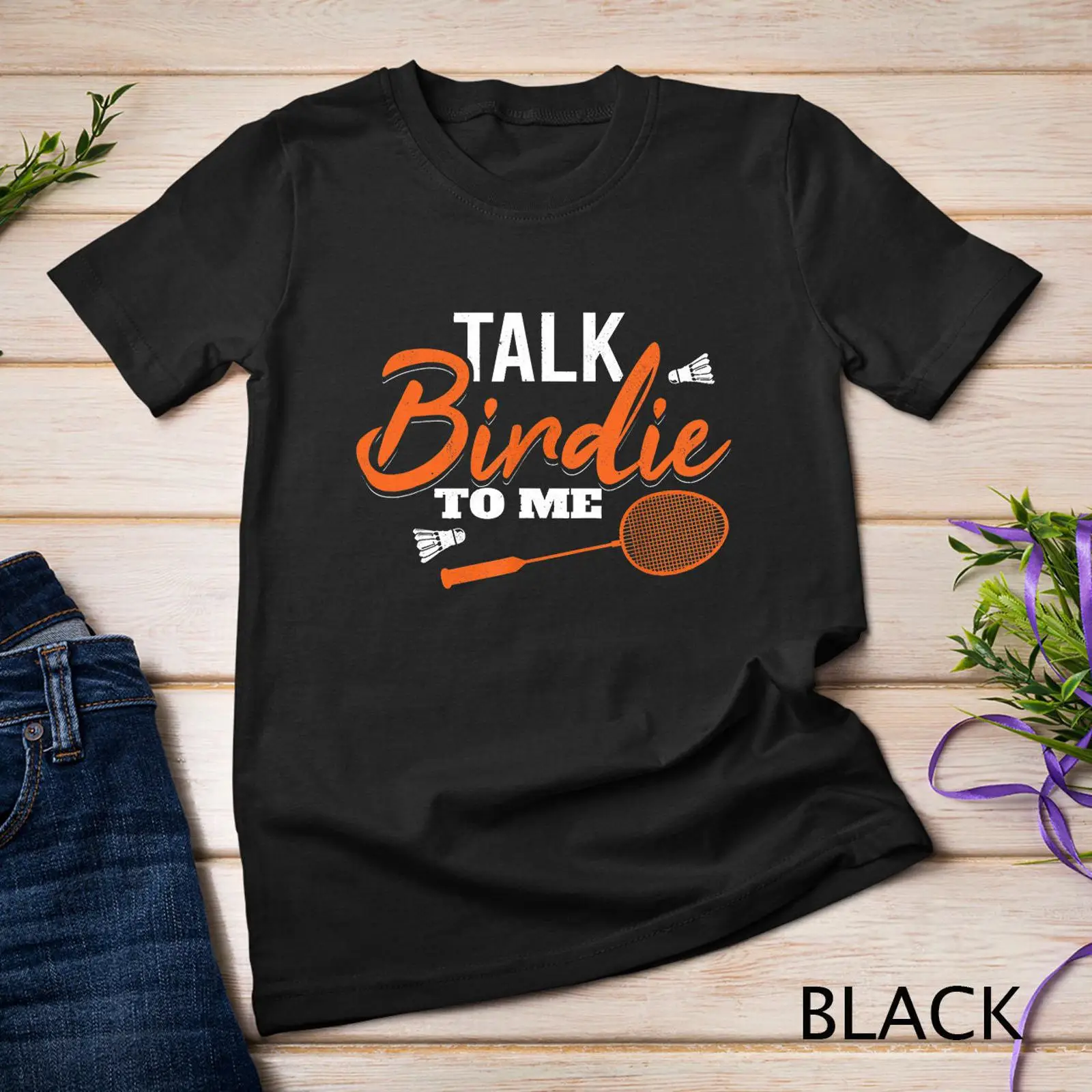Badminton Talk - Koszulka Talk Birdie To Me Shuttlecock