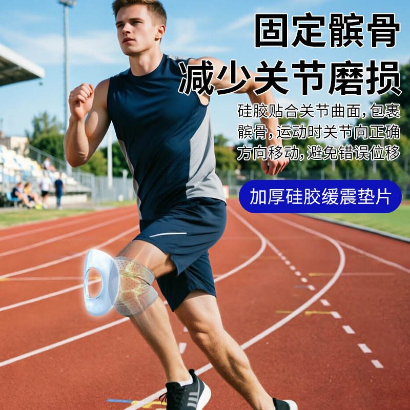 Silikonowa opaska na kolano, o – Badminton English recenzja i cena