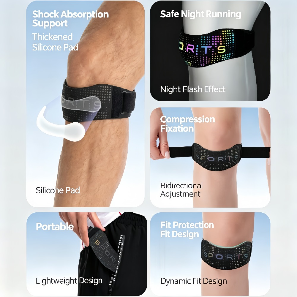 1/2 szt. Odblaskowy pasek podt – Knee Brace Badminton recenzja i cena