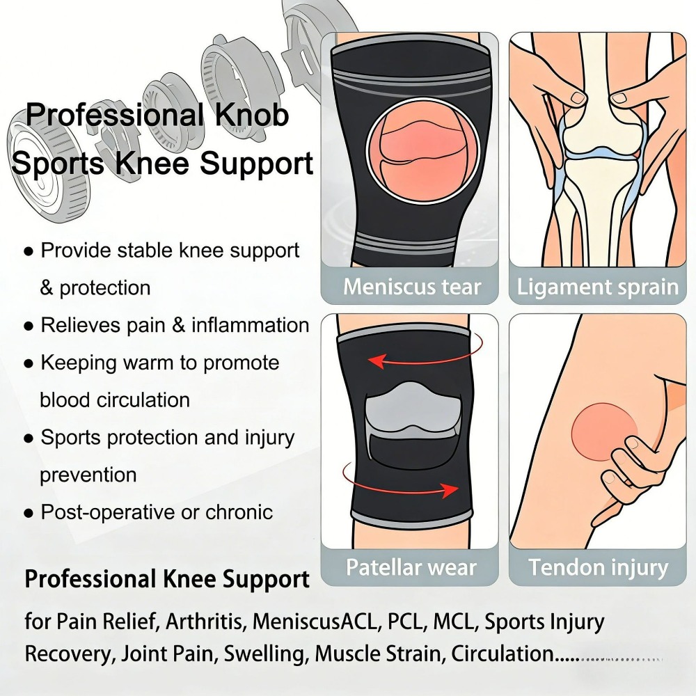 Profesjonalna orteza na kolano – Knee Brace Badminton recenzja i cena