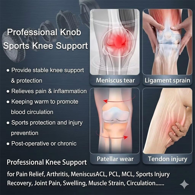 Regulowana opaska na kolano z  – Knee Brace Badminton recenzja i cena