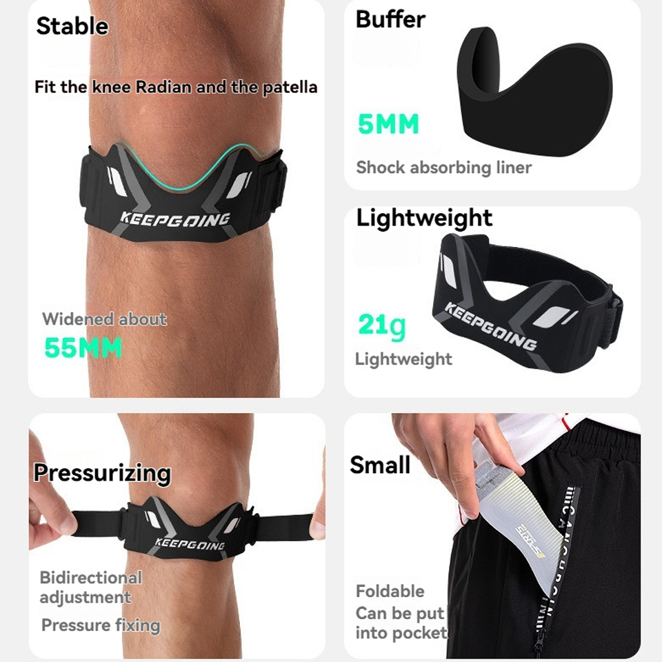 GTUBIKE 1 SZT. Ochraniacz na r – Knee Brace Badminton recenzja i cena
