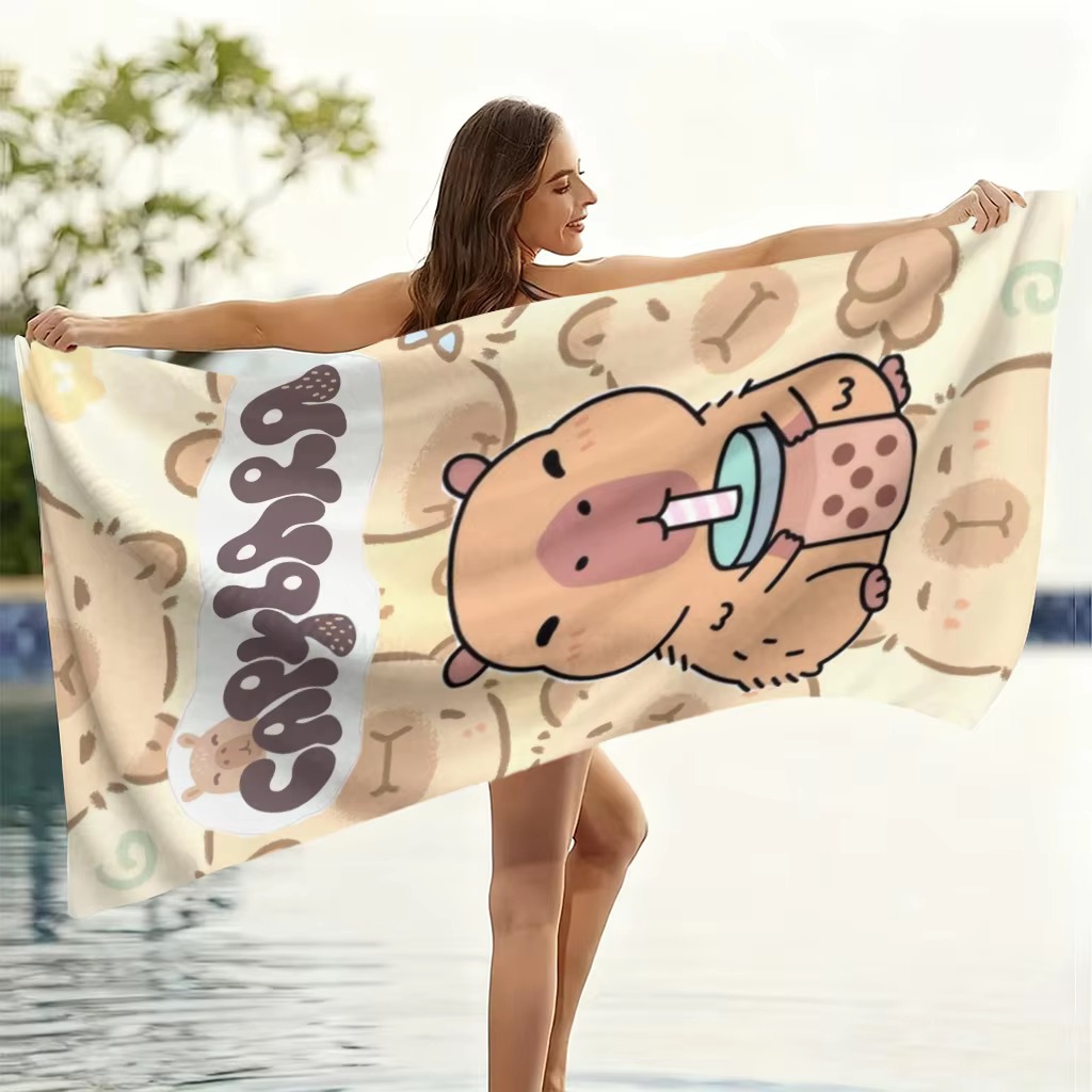Ręcznik plażowy z kreskówkową  – Towel Small Sport recenzja i cena